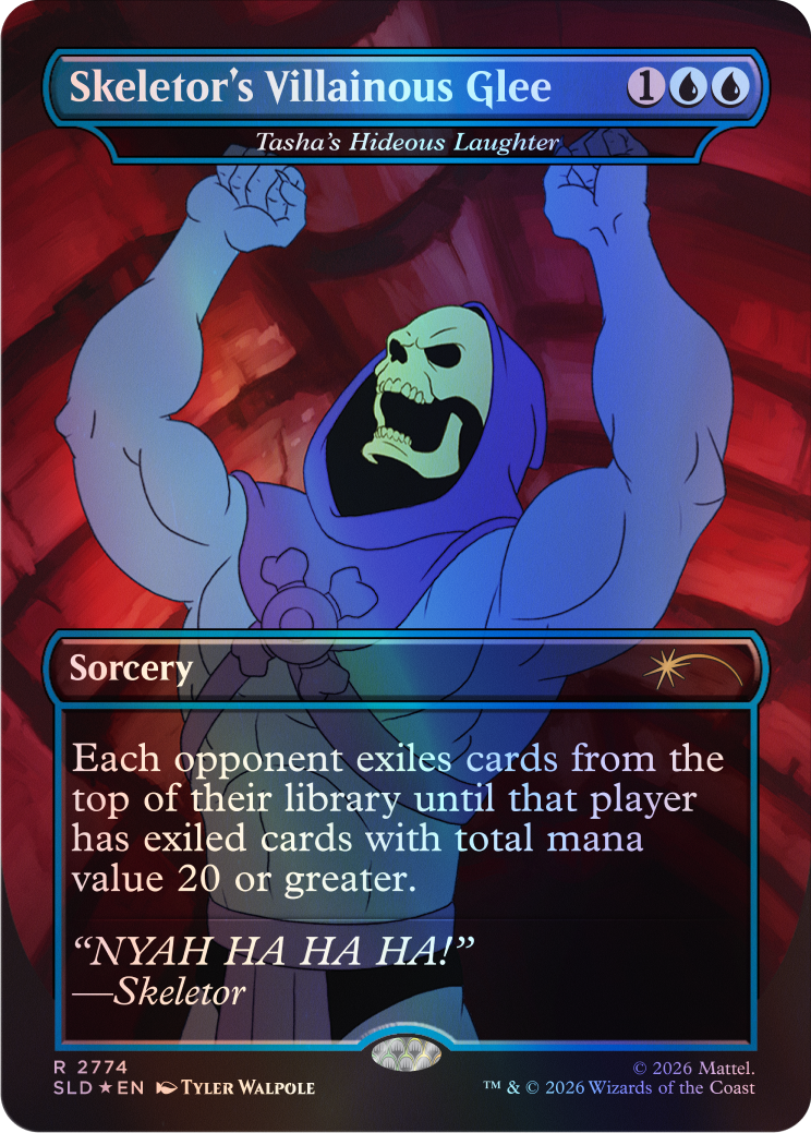 Magic Secret Lair x Masters of the Universe Nyah-Ha-Ha! Foil Edition