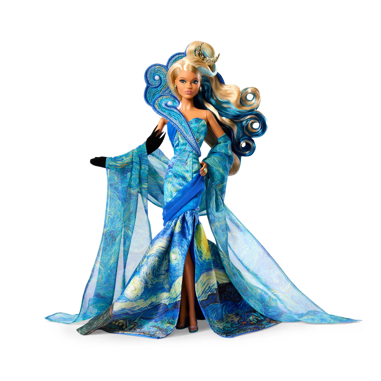 Mattel Creations Barbie x MoMA Vincent van Gogh Doll front view