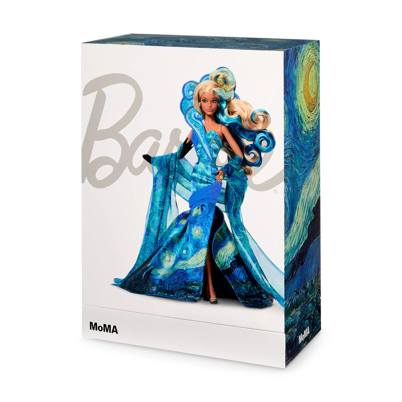 Mattel Creations Barbie x MoMA packaging detail