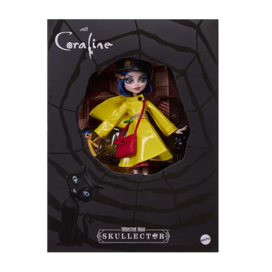 Monster High Skullector Coraline Doll packaging box front view