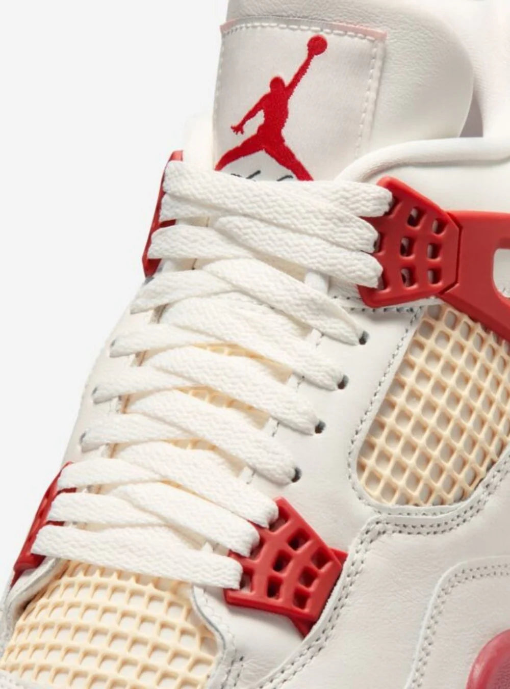 Dettaglio lacci Nike Air Jordan 4 Nigel Sylvester Brick After Brick
