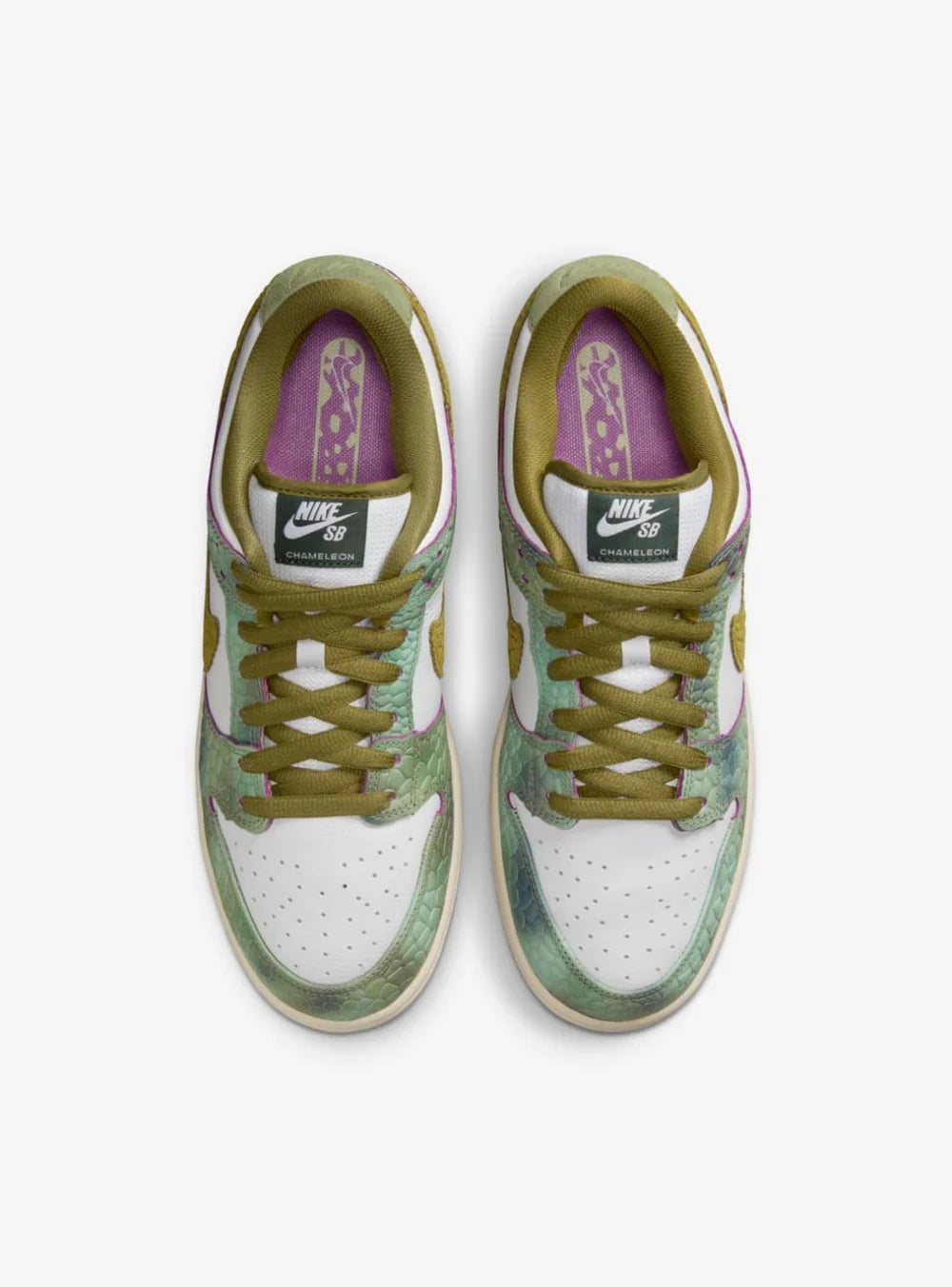 Nike Dunk Low SB x Alexis Sablone Chameleon HJ3386-300 vista dall’alto
