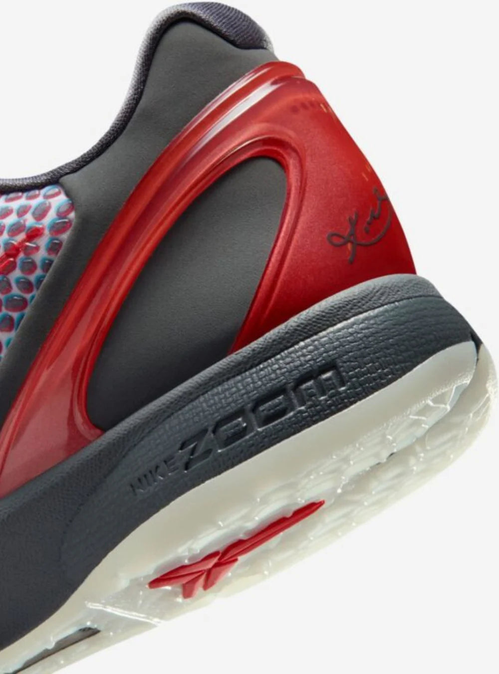 Dettaglio materiali della Nike Kobe 6 Pro Hollywood 3D
