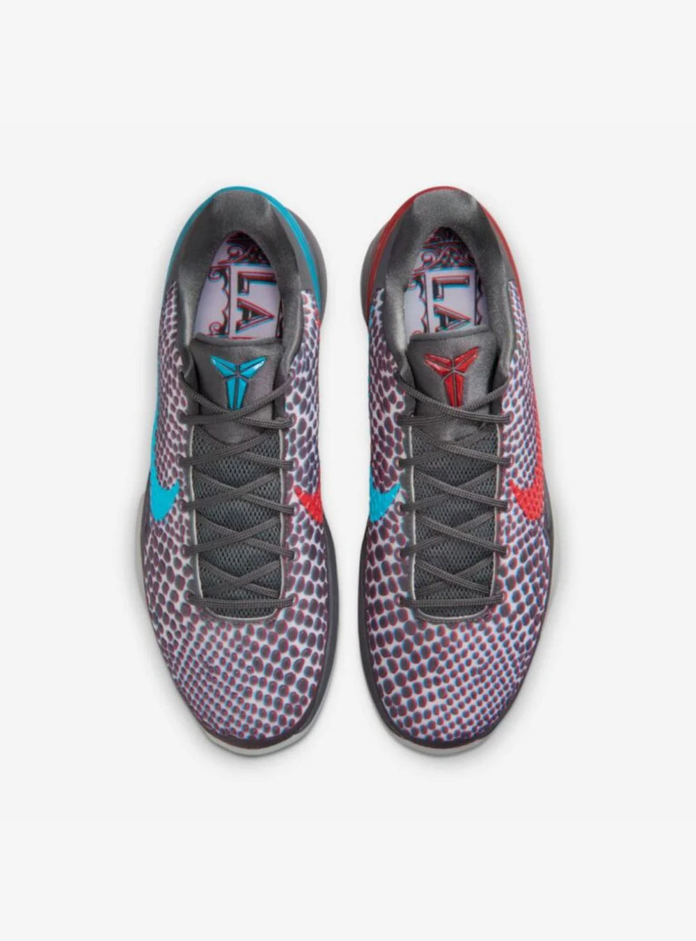 Nike Kobe 6 Pro ASG Hollywood 3D 2026 vista dall’alto