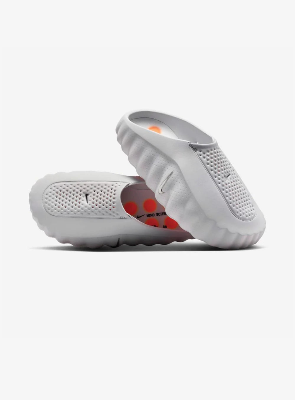 Nike Mind 001 Slide Light Smoke Grey vista paio
