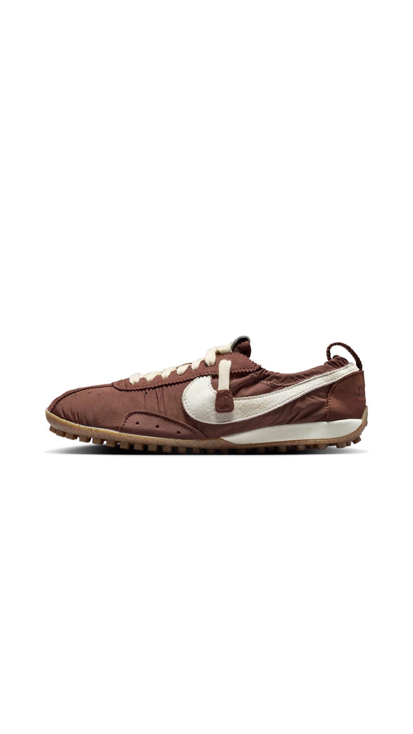 Nike Moon Shoes x Jacquemus Fauna Brown Cashmere vista laterale sinistra
