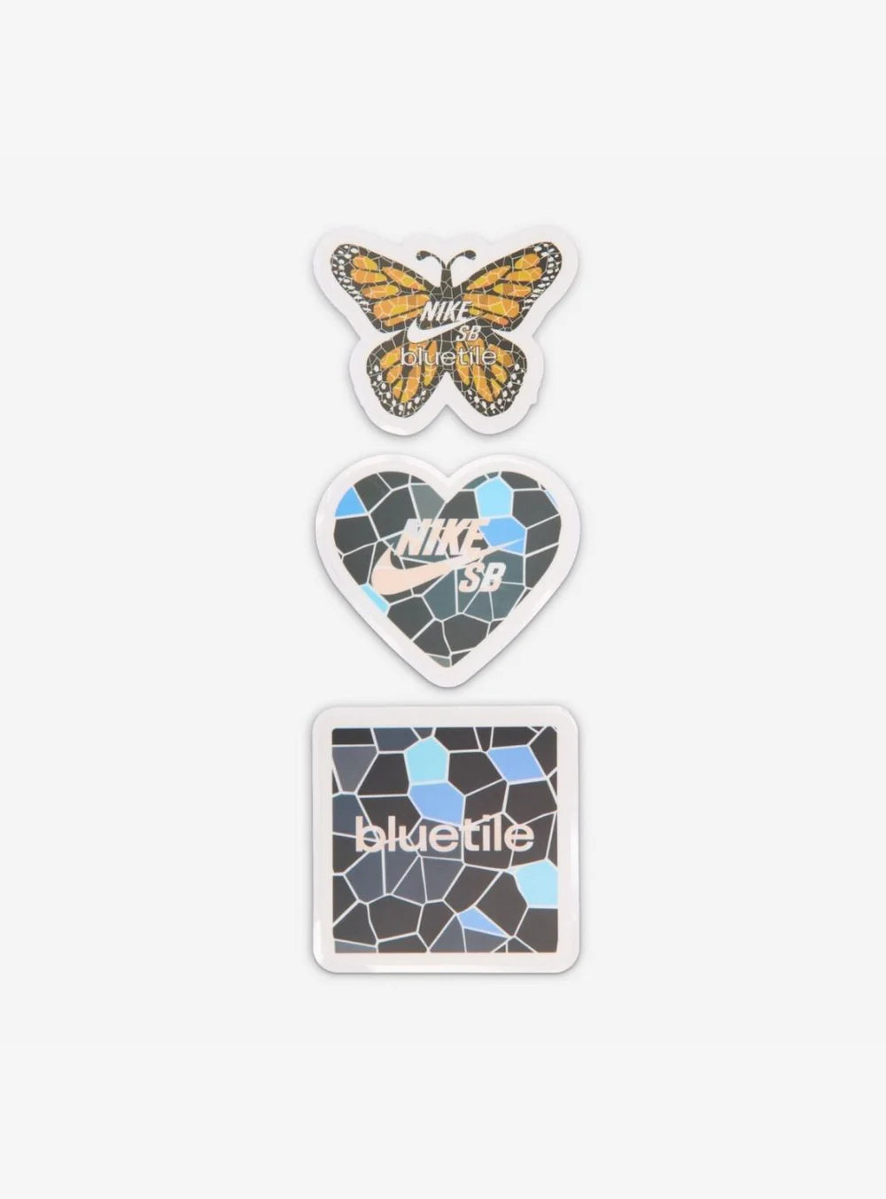 Dettaglio stickers Nike SB Dunk Bluetile Skateboards