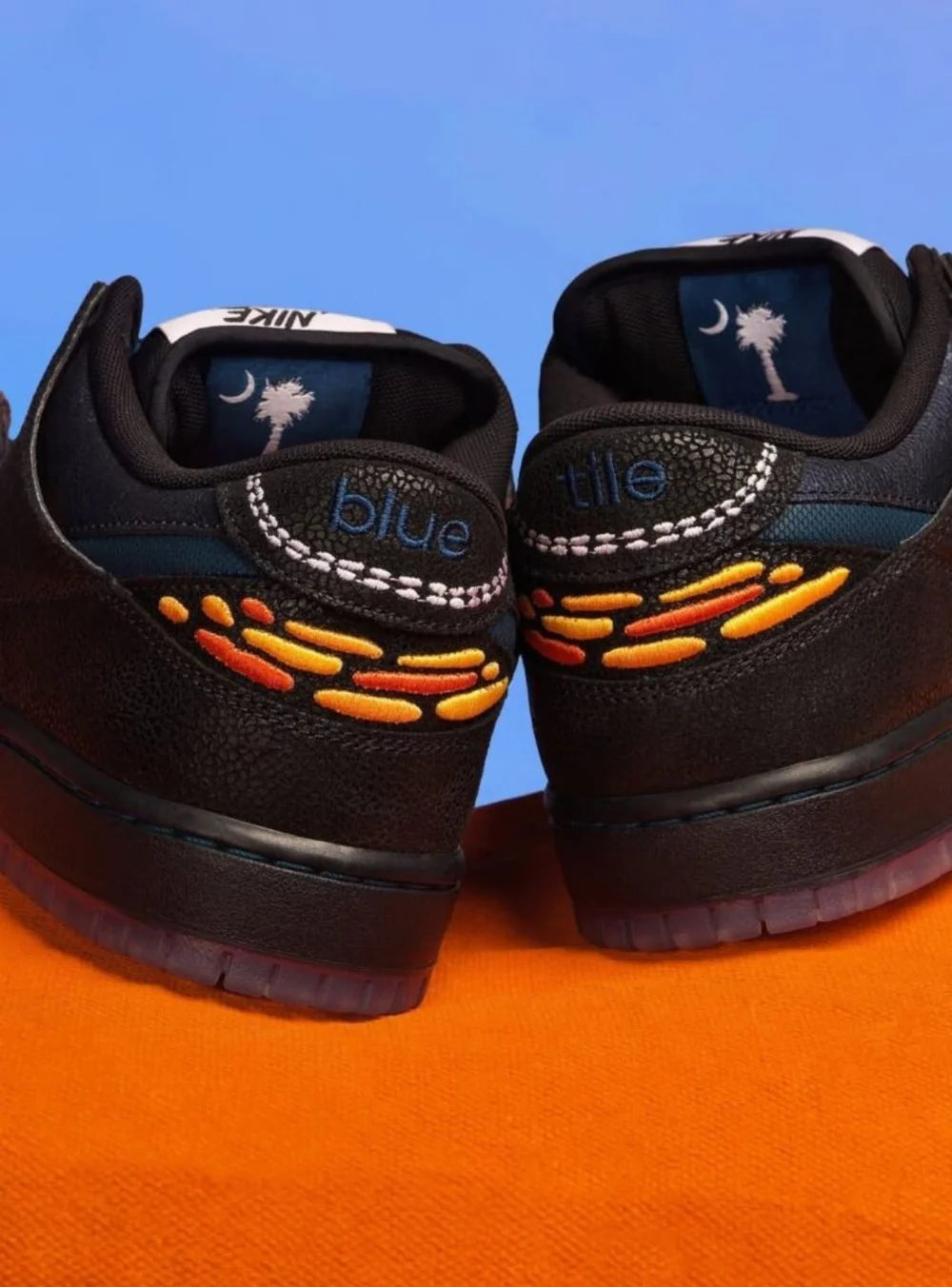 Nike SB Dunk Low Pro Bluetile Skateboards dettaglio tallone