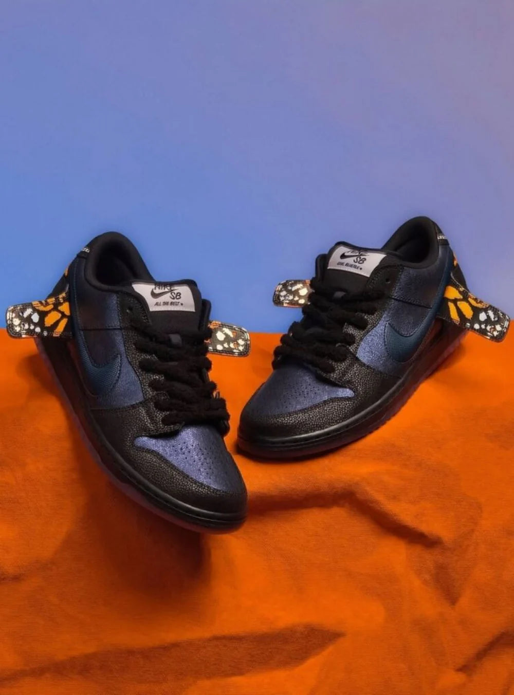 Nike SB Dunk Low Pro Bluetile Skateboards vista frontale