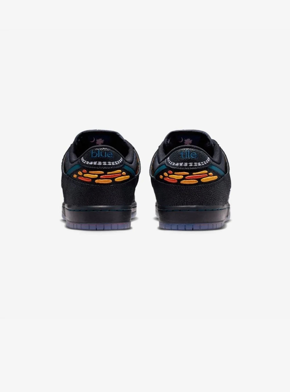 Nike SB Dunk Low Pro Bluetile Skateboards vista posteriore
