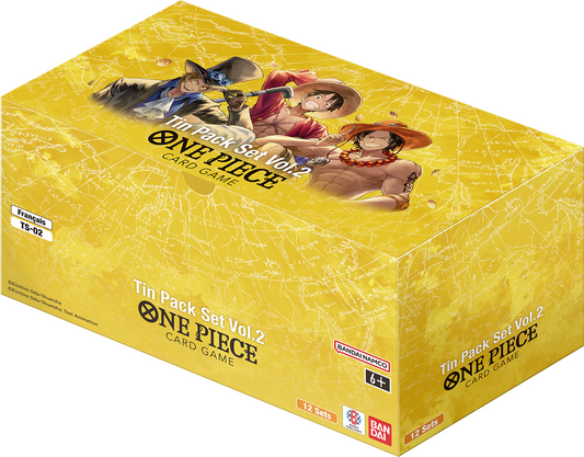 One Piece Card Game TS-02 display box angled view