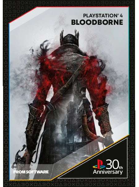 Dettaglio carta Bloodborne Panini PlayStation 30th Anniversary Collector’s Box
