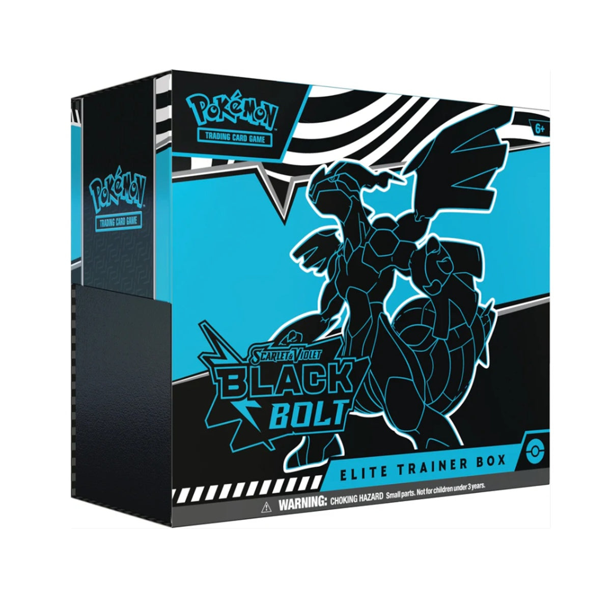 Pokémon TCG Elite Trainer Box Scarlet & Violet White Black Black Bolt - English Version - Vista Angolata