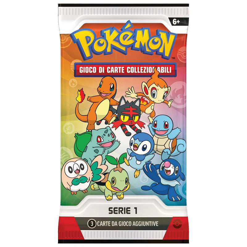 Booster pack inclusi nella Collezione Illustrazione Primi Compagni d’Avventura
