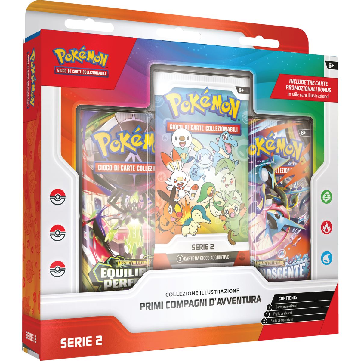 Pokémon Serie 2 Collezione Illustrazione vista angolata