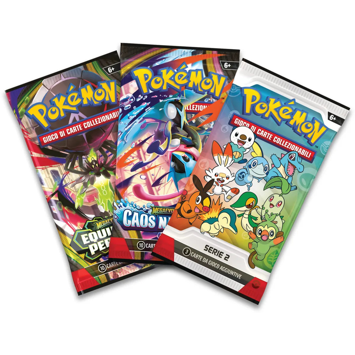 Booster packs inclusi Pokémon Collezione Illustrazione Serie 2