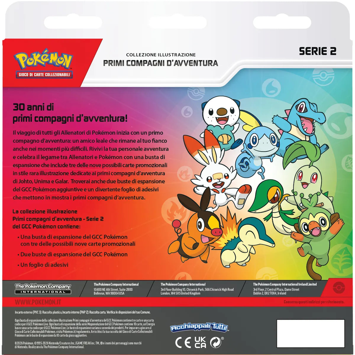 Retro confezione Pokémon Collezione Illustrazione Serie 2