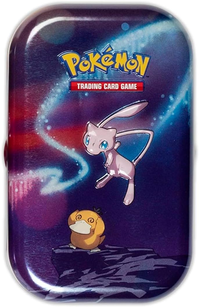 Dettaglio miniscatola Mew Pokémon Prodigi di Kanto