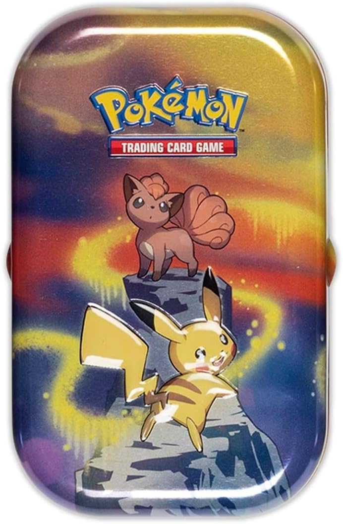 Artwork Pokémon Prodigi di Kanto miniscatola Vulpix e Pickachu