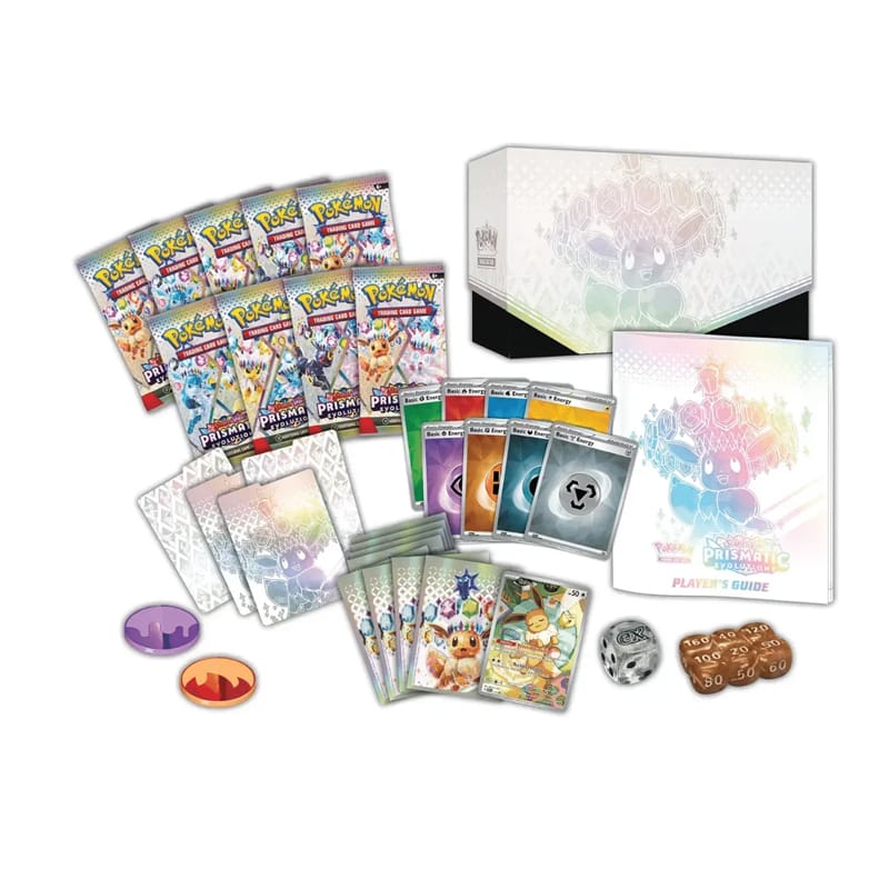 Contenuto Set Allenatore Fuoriclasse Pokémon Evoluzioni Prismatiche