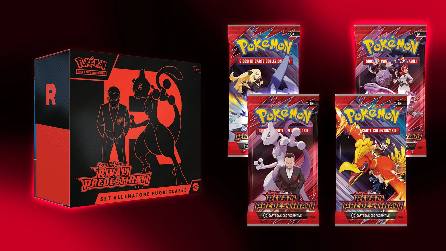 Bustine booster Pokémon Rivali Predestinati incluse