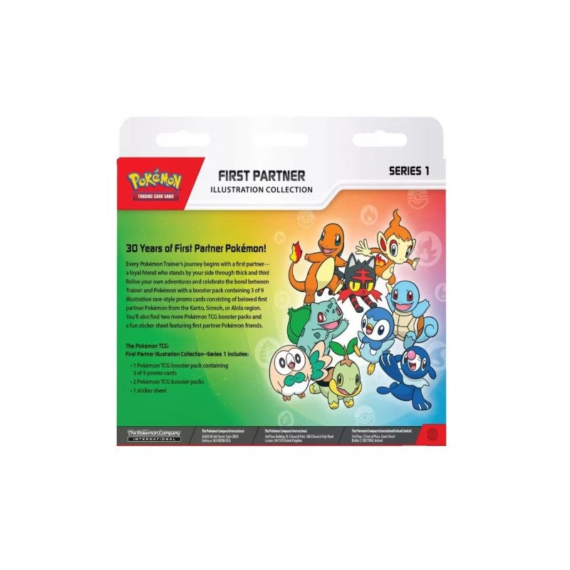 Pokémon TCG Illustration Collection First Partner Pokémon back view
