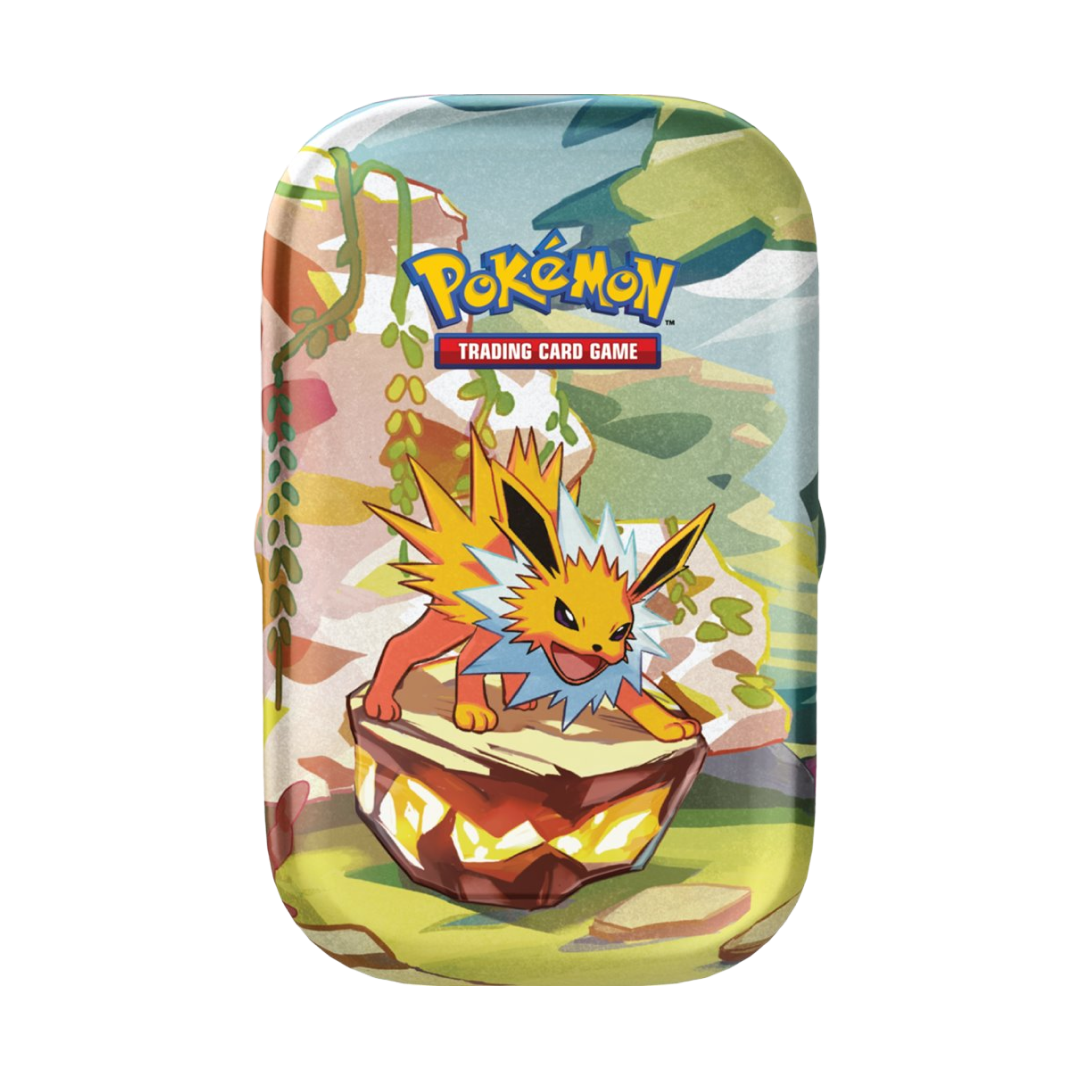 Mini tin Pokémon TCG Scarlatto & Violetto Evoluzioni Prismatiche – Jolteon 
