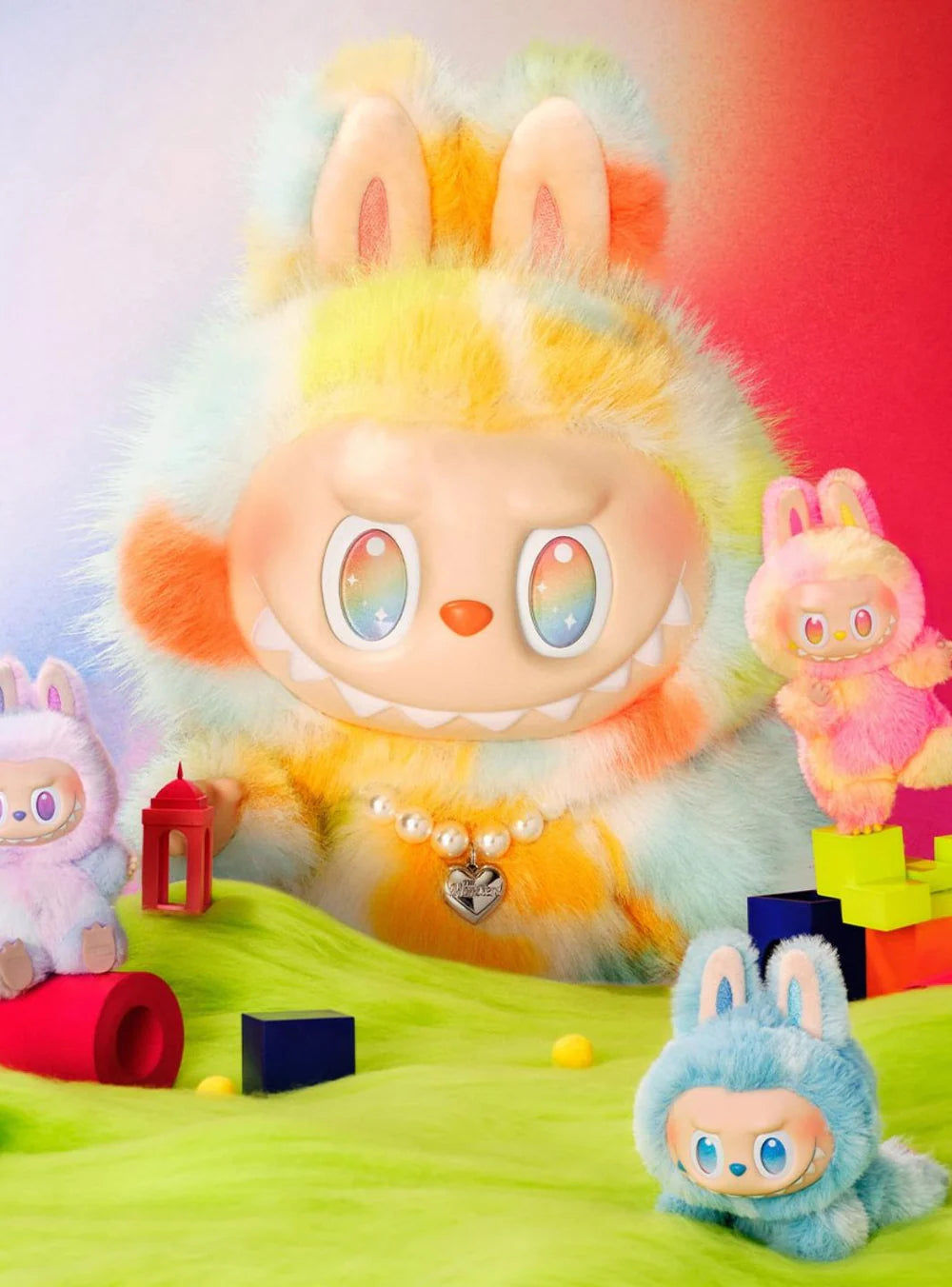 POP MART Labubu The Monsters Big Into Energy Rock the Universe Series vista ravvicinata