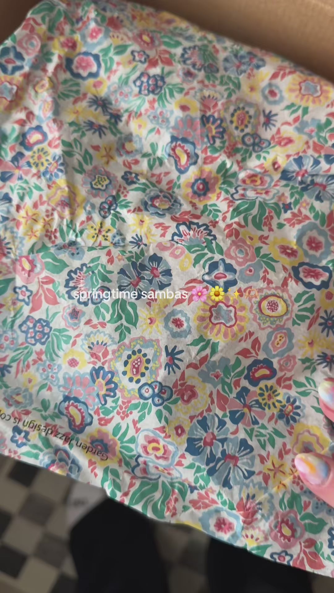 Adidas Samba OG x Liberty London Floral Embroidery JI0280 unboxing