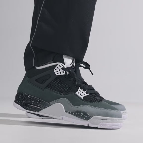 Air Jordan 4 Retro Fear on feet