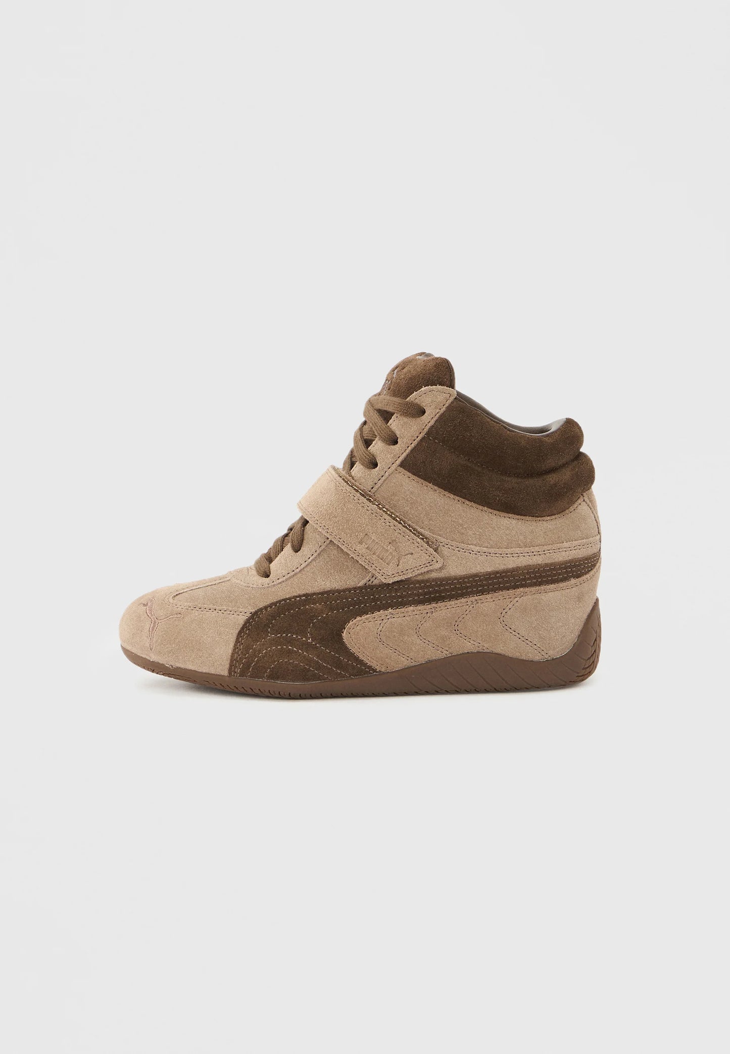 Puma Speedcat Wedge Totally Taupe Chocolate vista laterale destra