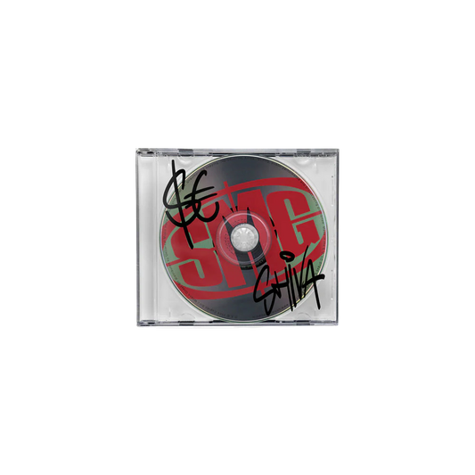 Sfera Ebbasta Shiva Santana Money Gang CD numerato e firmato front cover