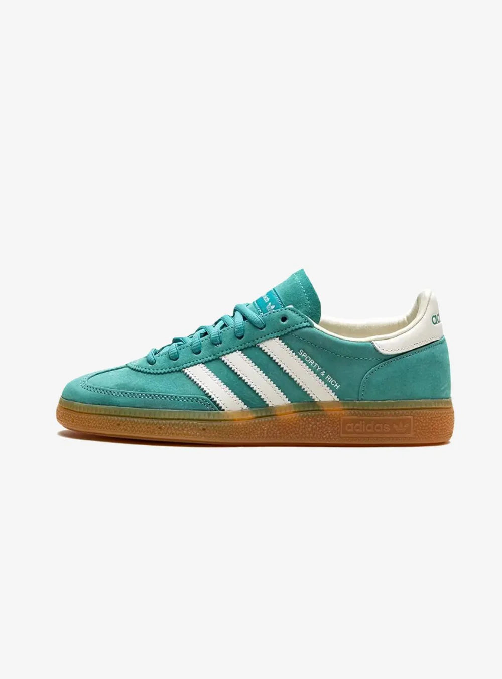 Adidas Handball Spezial x Sporty & Rich Green vista laterale destra