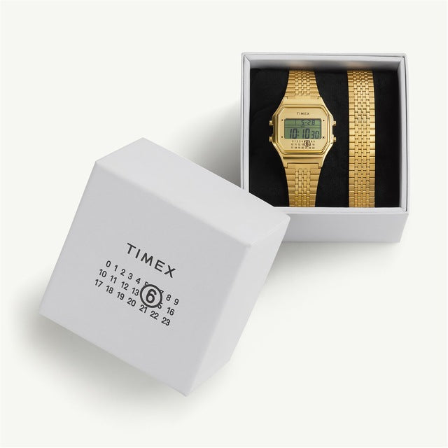 Timex × MM6 T80 Gift Set Gold Box