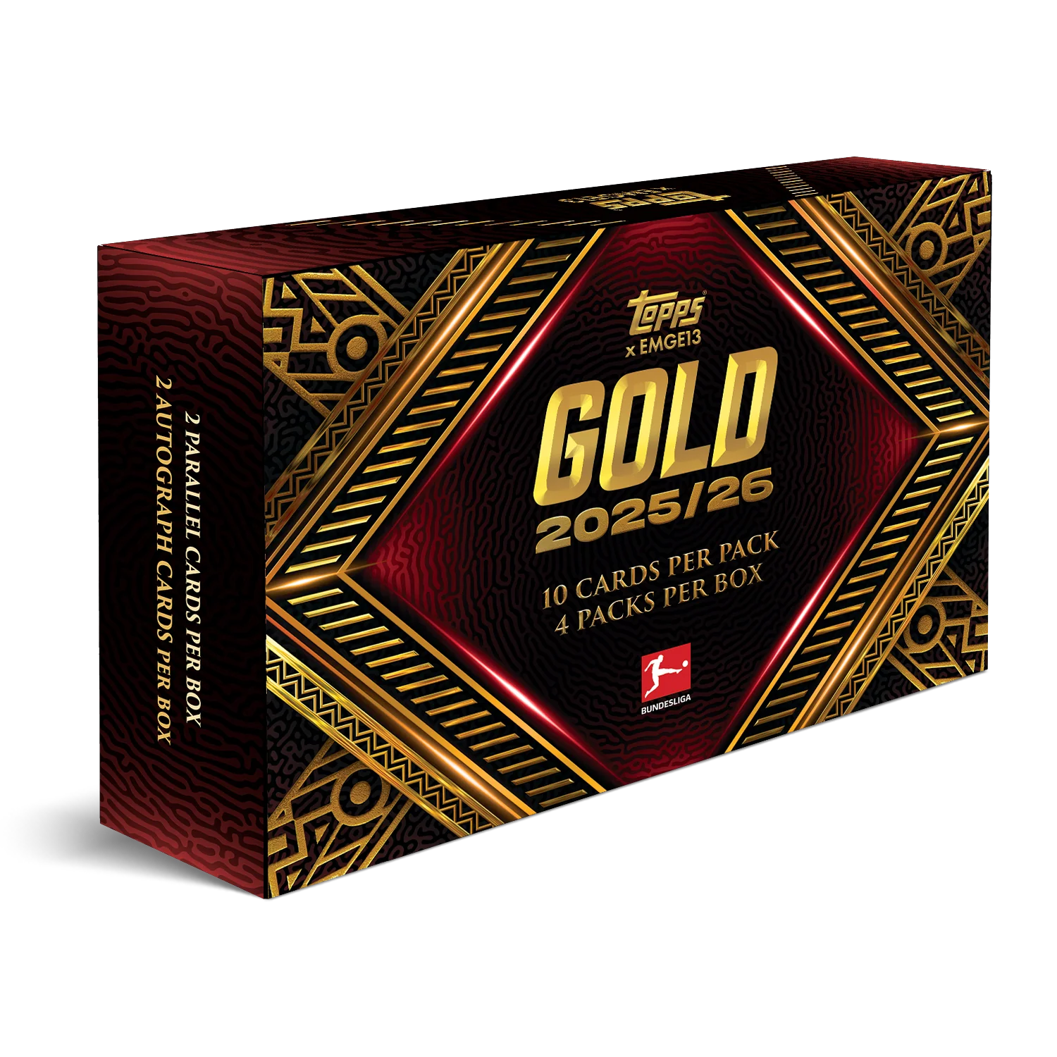 Topps Bundesliga Gold 2026 box angled view