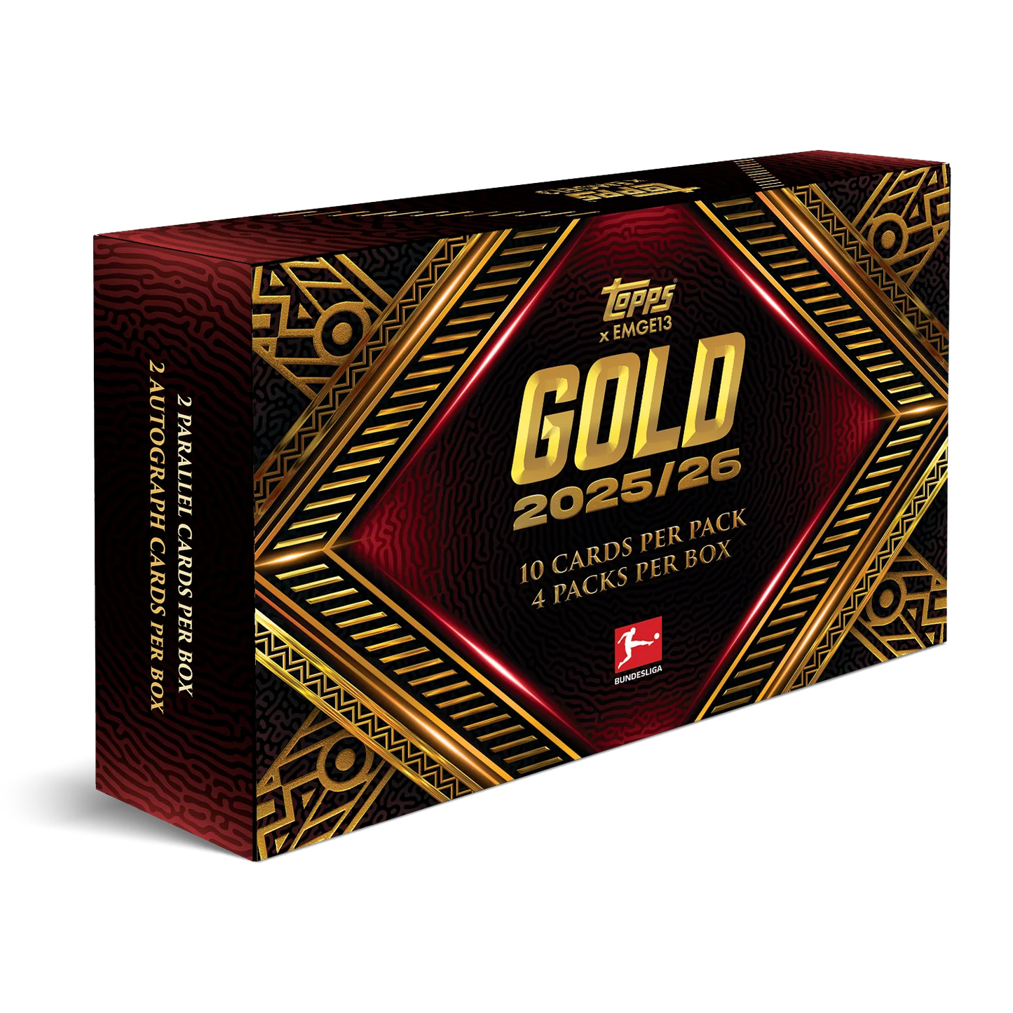 Topps Bundesliga Gold 2026 box angled view