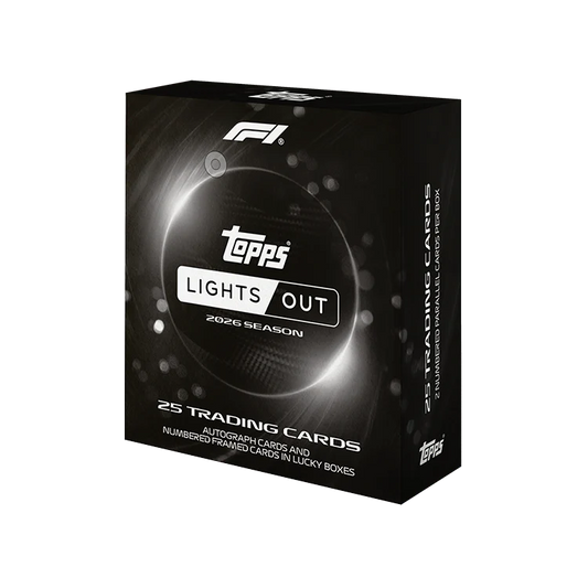 Topps F1 Lights Out 2026 box angled view