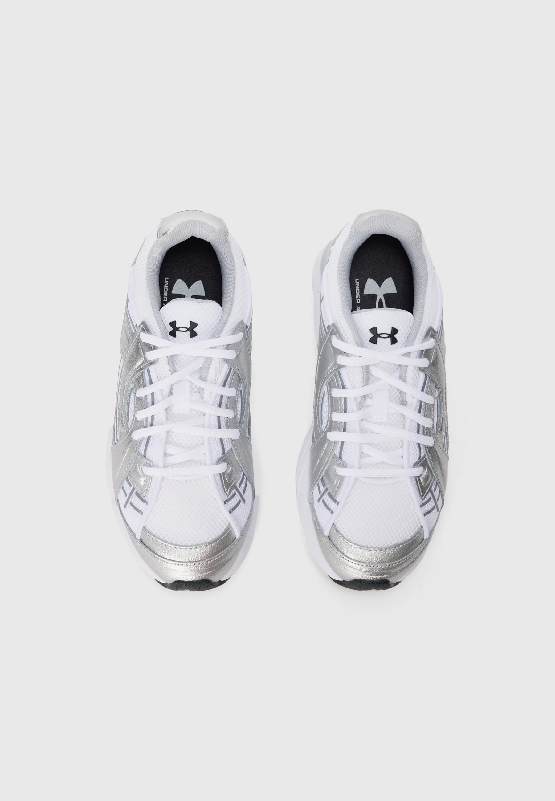 Under Armour SOLA White Metallic Silver vista frontale